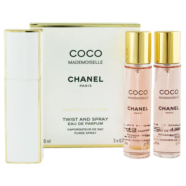 Chanel Coco Mademoiselle Eau de Parfum nőknek Twist and Spray 3x20 ml