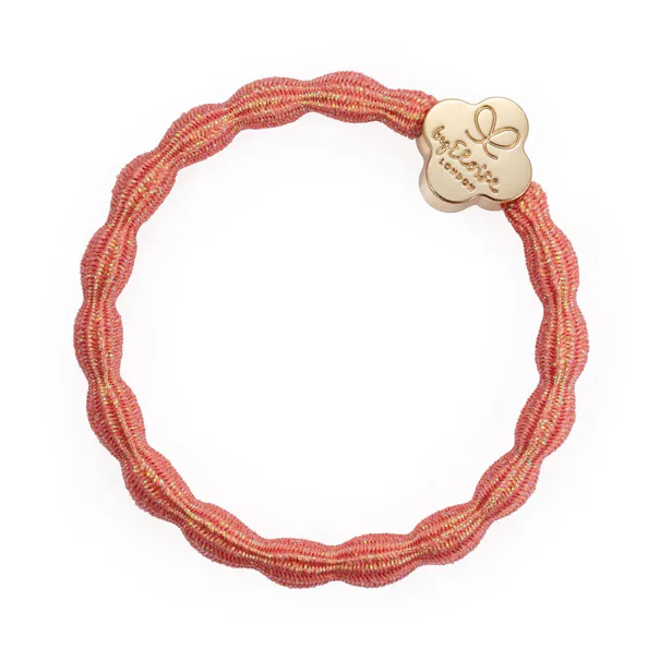 By Eloise London Metallic Gold Quatrefoil Hajgumi nőknek
