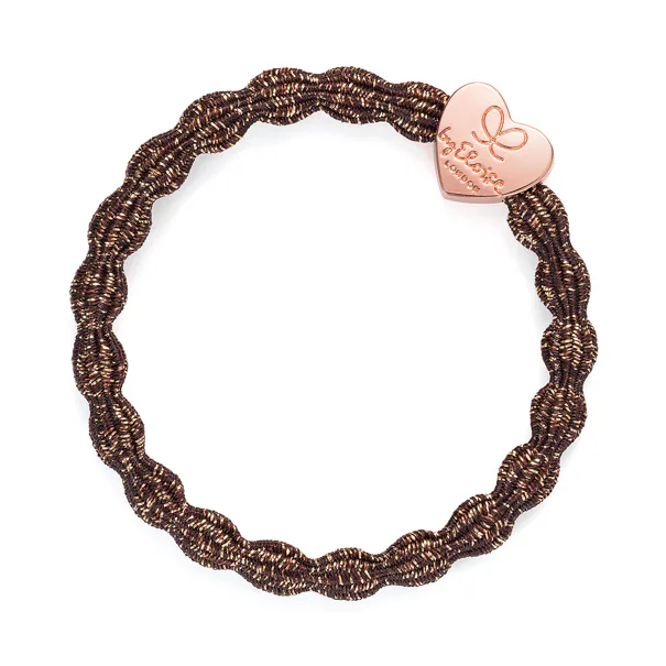 By Eloise London Metallic Rose Gold Heart Bronze