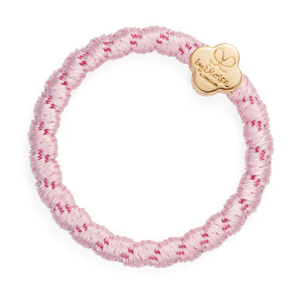 By Eloise London Woven Gold Quatrefoil Hajgumi nőknek