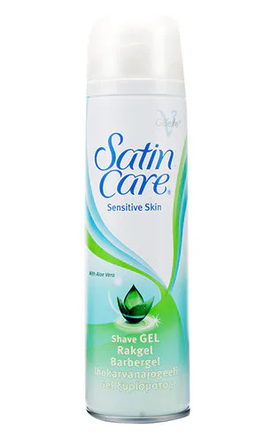Gillette Satin Care Sensitive Skin Borotvazselé nőknek 200 ml