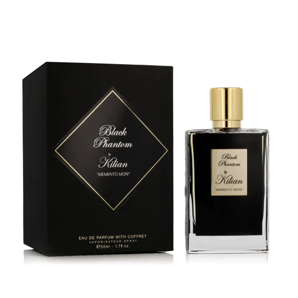 By Kilian The Cellars Black Phantom "MEMENTO MORI" Ajándékcsomagok eau de parfum 50 ml + parfümtartó