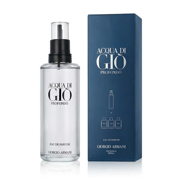 Giorgio Armani Acqua di Giò Profondo Parfümvíz utántöltő férfiaknak 150 ml
