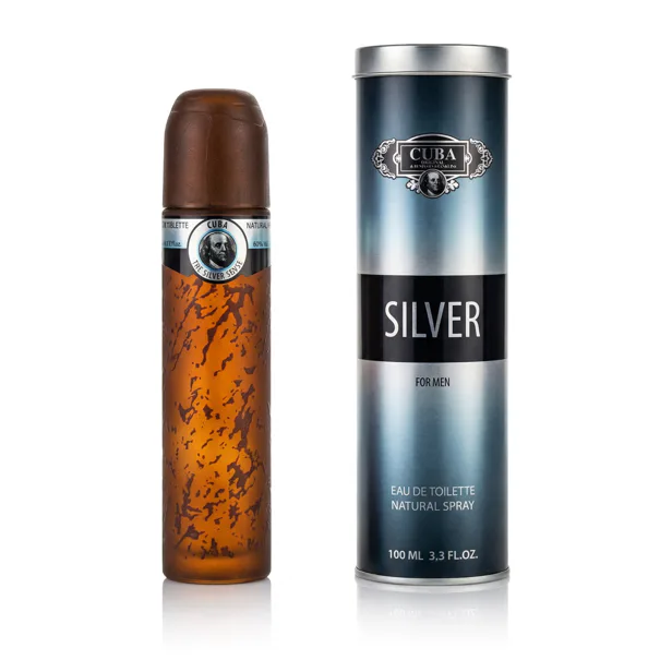 Cuba Silver Eau de Toilette férfiaknak 100 ml