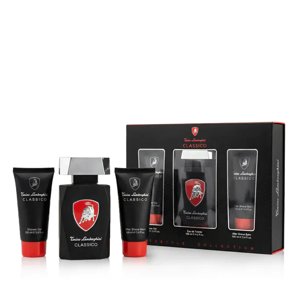 Lamborghini Classico szett férfiaknak Eau de Toilette 125 ml + Borotválkozás utáni balzsam 100 ml +