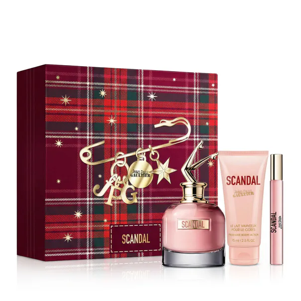 Jean Paul Gaultier Scandal szett nőknek Eau de Parfum 80 ml + Parfümvíz miniatűr 10 ml + Testápoló t