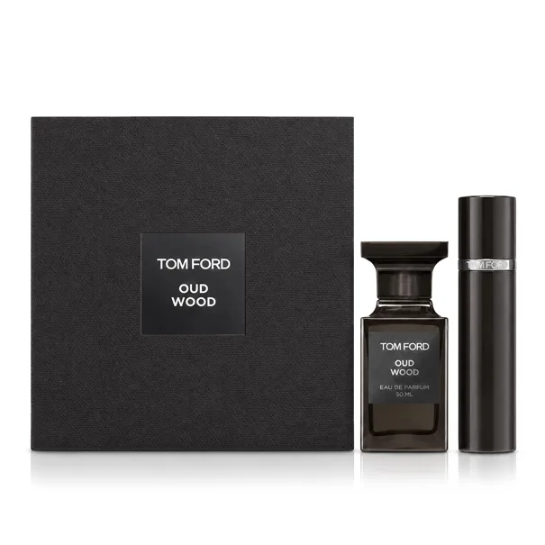 Tom Ford Oud Wood szett Parfümvíz 50 ml + Újratölthető flakon