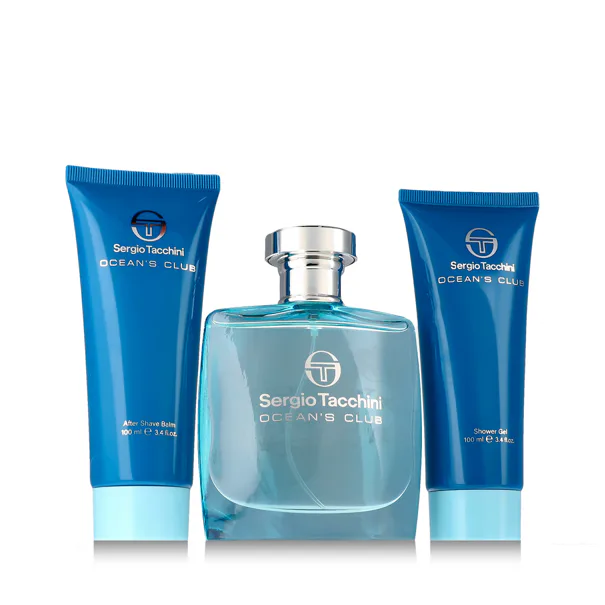 Sergio Tacchini Ocean´s Club Ajándékcsomagok Eau de Toilette 100 ml + tusfürdő 100 ml + borotválkozá
