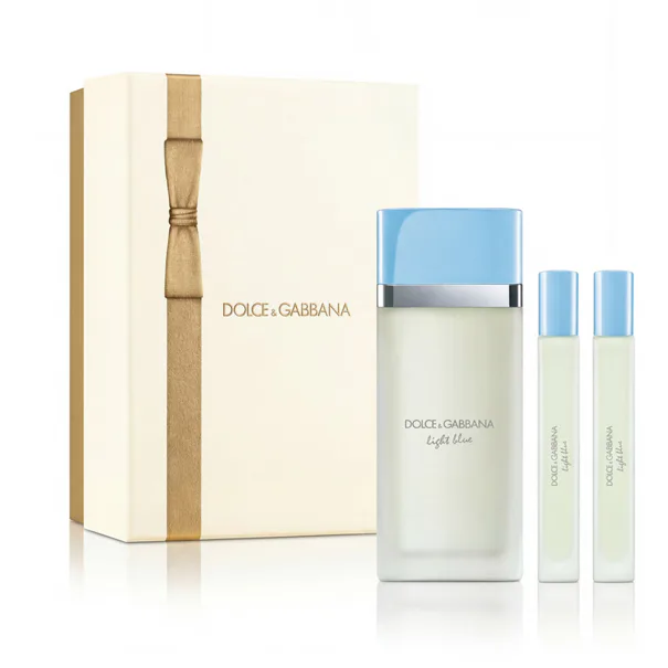 Dolce & Gabbana Light Blue EDT 100 ml + 2 x EDT MINI 10 ml W