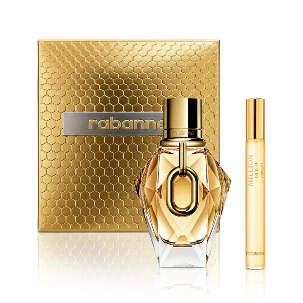 Paco Rabanne Million Gold For Her szett nőknek Eau de Parfum 90 ml + Eau de Parfum 20 ml