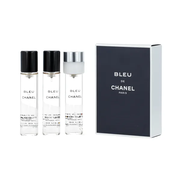 Chanel Bleu de Chanel Eau de Toilette férfiaknak Refill 3x20 ml